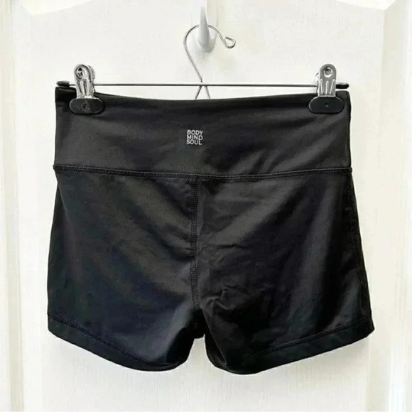 La Vie en Rose Workout Tank Top and Shorts 2 PC Activewear Set Blue Black XS/S - Picture 7 of 12